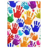 Porte-bloc Impression manuelle colorée (Dos)