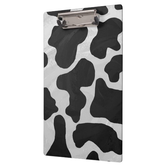 Porte-bloc Impression noire et blanche de vache (Gauche)