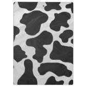 Porte-bloc Impression noire et blanche de vache (Dos)