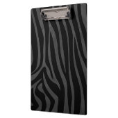 Porte-bloc Impression noire et grise Zebra (Gauche)