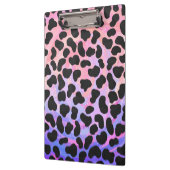 Porte-bloc Impression noire et rose dalmate (Gauche)