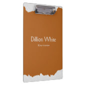 Porte-bloc Impression texturée gris marron (Swatch)