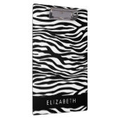 Porte-bloc Impression Zèbre, Grilles, Noir Et Blanc, Votre No (Swatch)