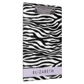 Porte-bloc Impression Zèbre, Grilles, Noir Et Blanc, Votre No (Swatch)