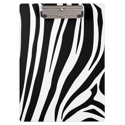 Porte-bloc Impression zèbre personnalisable (Devant)