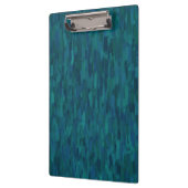 Porte-bloc Impressionist Brush Strokes, Navy, Teal, Blue (Gauche)