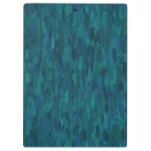 Porte-bloc Impressionist Brush Strokes, Navy, Teal, Blue (Dos)