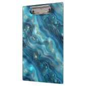 Porte-bloc imprimé agate (Gauche)