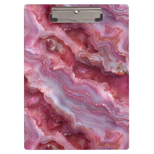 Porte-bloc imprimé agate (Devant)