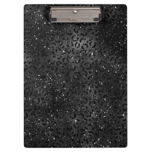 Porte-bloc Imprimé de peau de léopard guépard noir mignon Ani
