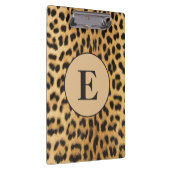 Porte-bloc Imprimé Monogramme Guépard Noir Marron Léopard (Swatch)