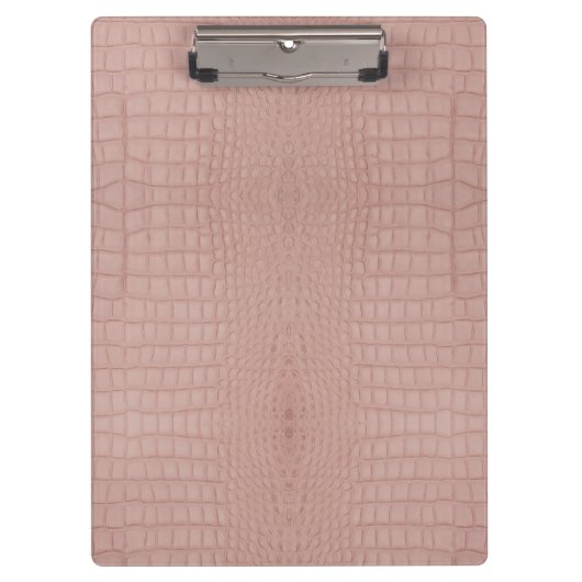 Porte-bloc Imprimer l'alligator rose (Devant)