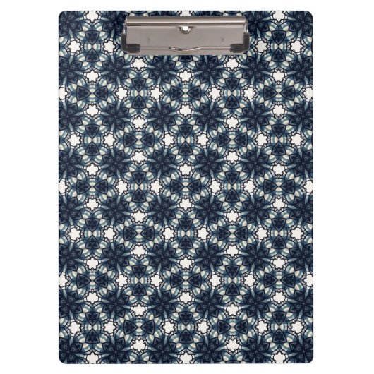Porte-bloc Indigo Snowflower Lattice (Devant)