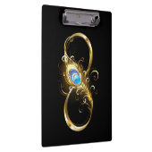 Porte-bloc Infinité avec plume de paon doré (Swatch)