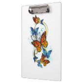 Porte-bloc Infinité de papillons monarques (Gauche)