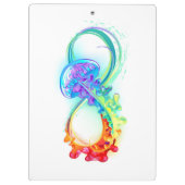 Porte-bloc Infinity avec Rainbow Jellyfish (Dos)