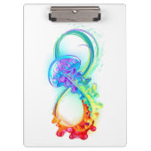 Porte-bloc Infinity avec Rainbow Jellyfish (Devant)