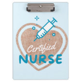 Porte-bloc Infirmière certifiée (Devant)