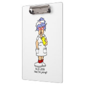 Porte-bloc Infirmière drôle Pas de Porte - bloc de plaisanter (Gauche)