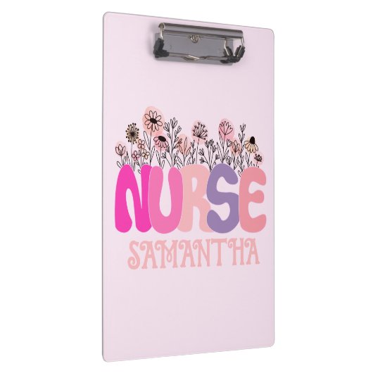 Porte-bloc Infirmière florale (Swatch)