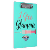 Porte-bloc Infirmière glamour abattu mignon rose turquoise (Swatch)