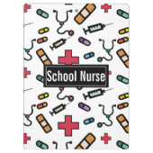 Porte-bloc Infirmières de motif de Medcial d'infirmière (Dos)