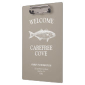 Porte-bloc Informations sur la location de vacances (Gauche)