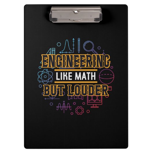 Porte-bloc Ingénieur Ingénieur Comme Math (Devant)