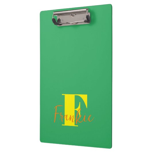 Porte-bloc Initiale + Nom Personnalisé - Facile à Customiser  (Gauche)