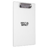 Porte-bloc Input vs. Impact Professional Clipboard (Swatch)