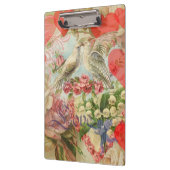 Porte-bloc Inséparables Coeur antique Vintage (Gauche)