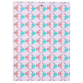Porte-bloc Inséparables roses et bleus mignons (Dos)