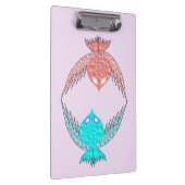 Porte-bloc Inséparables roses et bleus mignons (Swatch)