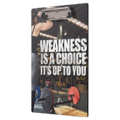 Porte-bloc Inspiration d'entraînement des femmes - La faibles (Gauche)
