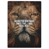 Porte-bloc Inspiration Lion - Automne et Montée - Motivationn (Dos)