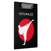 Porte-bloc Instructeur fait sur commande d'école de karaté (Swatch)