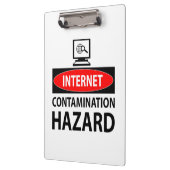 Porte-bloc Internet - risque de contamination (Gauche)