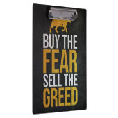 Porte-bloc Investisseur Acheter Crainte Vendre Vente Négocian (Swatch)