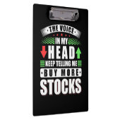 Porte-bloc Investisseur Dans Ma Tête Acheter Plus De Stocks (Swatch)