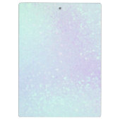 Porte-bloc Iridescente Faux Parties scintillant holographique (Dos)