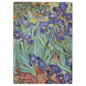 Porte-bloc Iris de Van Gogh Peinture Impressionniste (Dos)