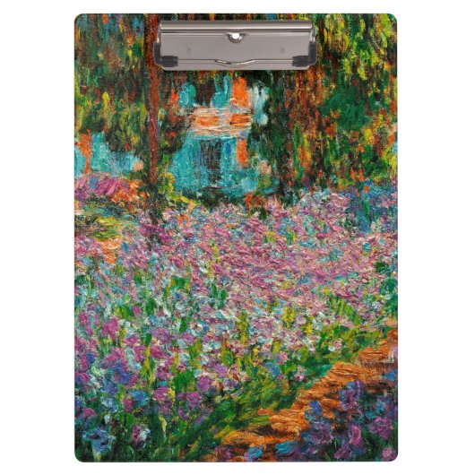 Porte-bloc Iris Jardin Monet Giverny fleurs (Devant)