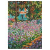 Porte-bloc Irises Monet Garden Fleurs Giverny (Dos)