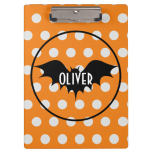 Porte-bloc Itinéraire d'Halloween ou traiter monogramme perso