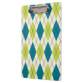 Porte-bloc Jacquard bleu et vert (Gauche)