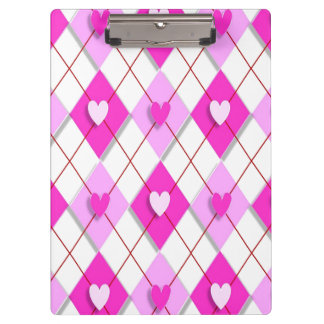 Porte-bloc Jacquard de coeur pourpre