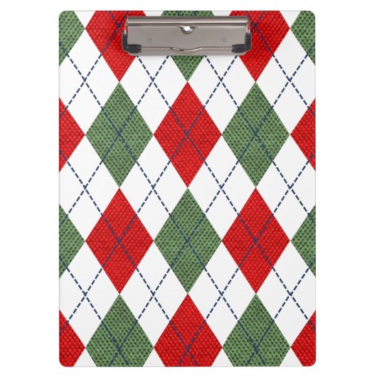 Porte-bloc Jacquard de Noël (Devant)