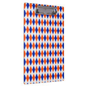 Porte-bloc Jacquard orange et bleu diamant (Swatch)