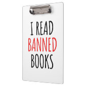 Porte-bloc J'Ai Lu Des Livres Interdits Drôle Citation (Gauche)