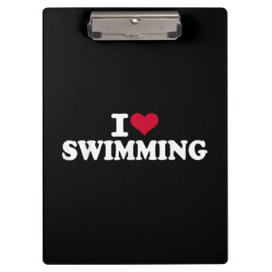 Porte-bloc J'aime la natation
